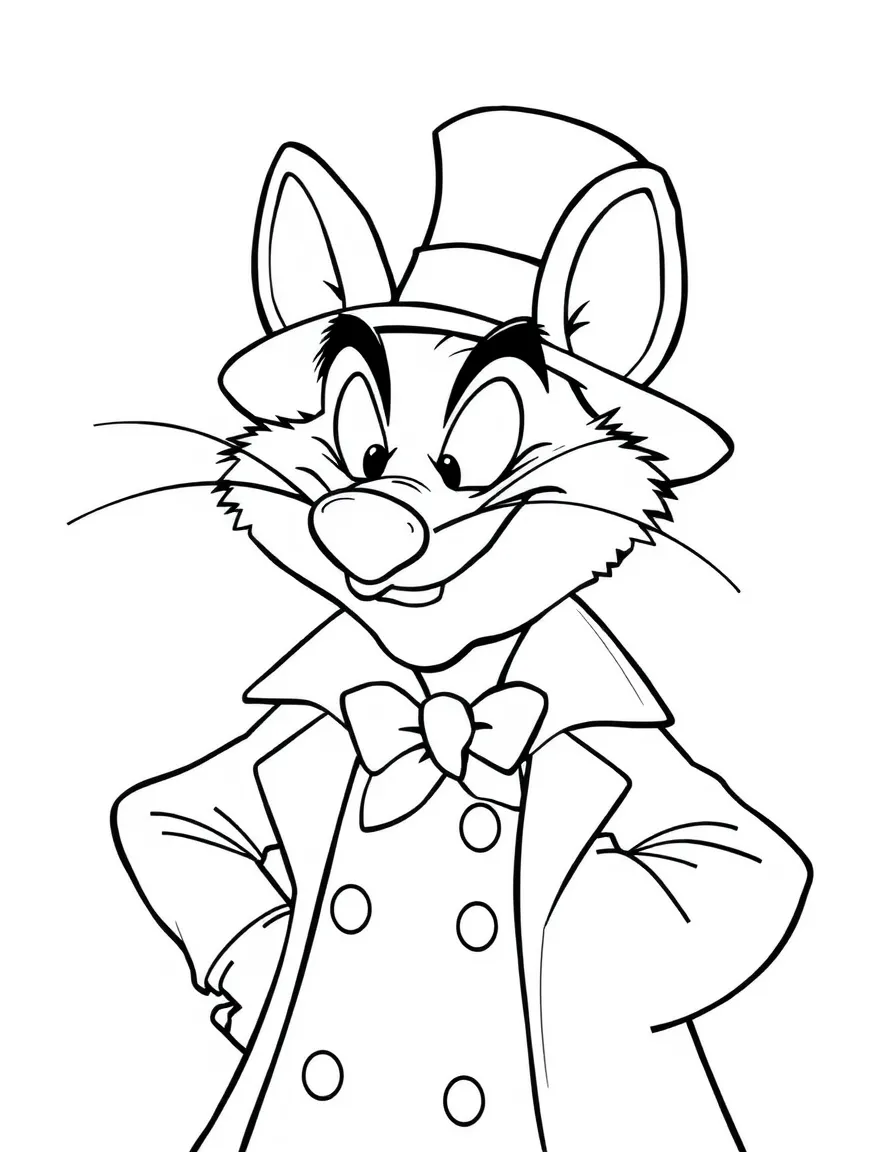 Professor Ratigan looking devious and planning his next move.
