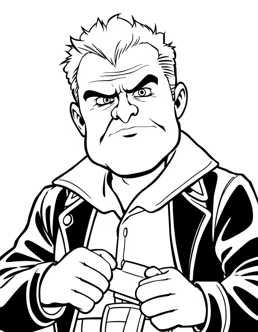 Eddie Valiant looking grumpy but determined.