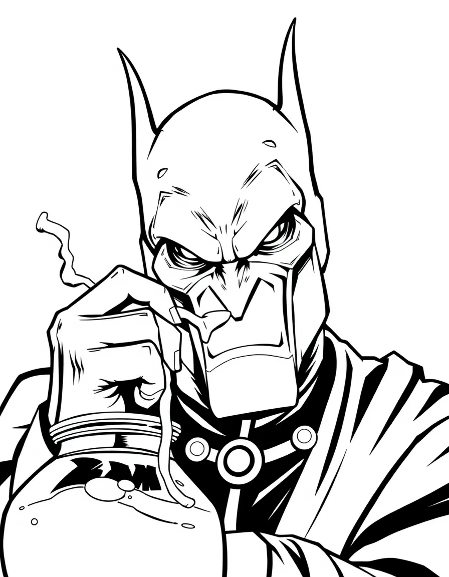 Judge Doom looking sinister, with his dipping concoction.
