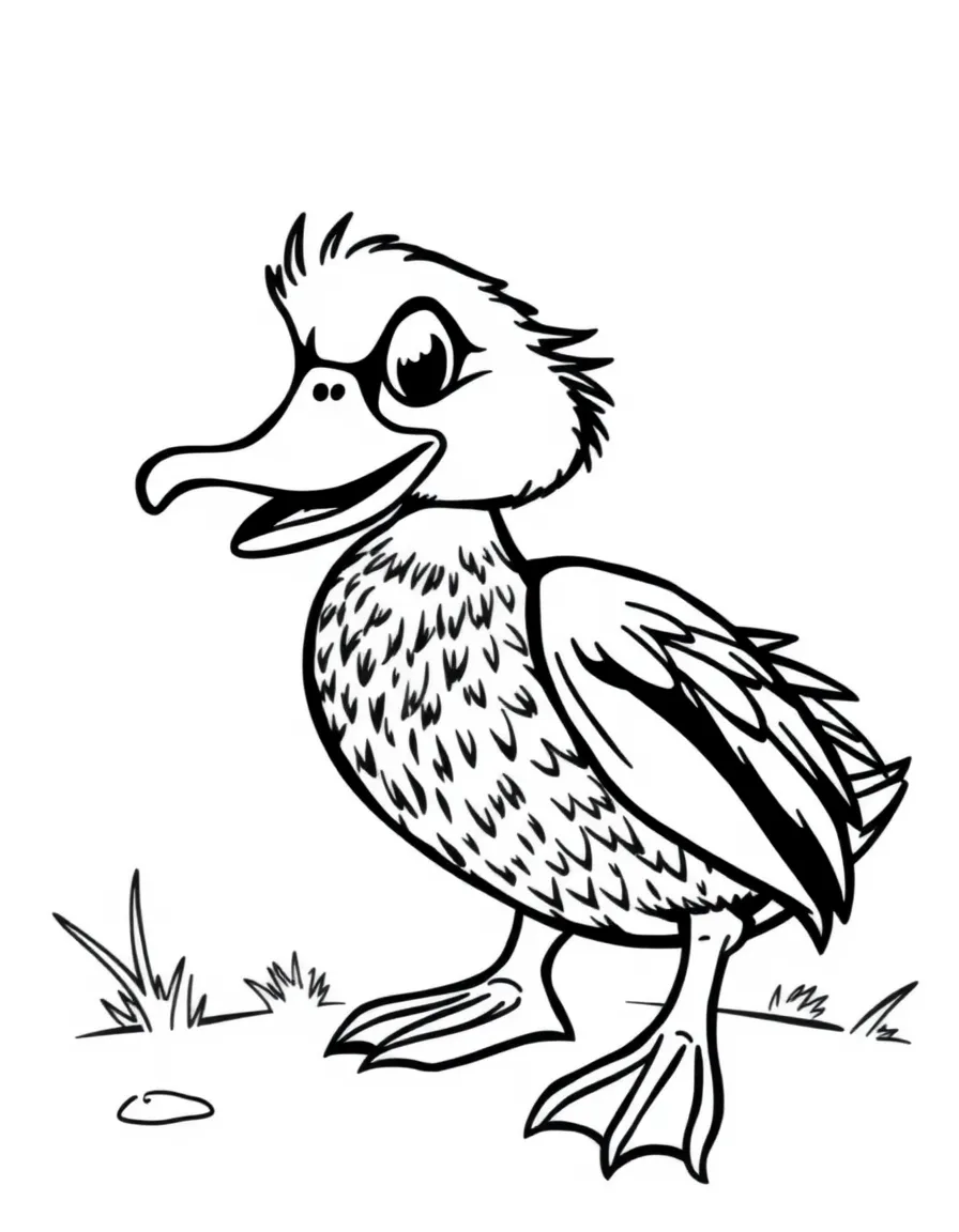 Gosalyn Mallard looking feisty and ready for adventure.