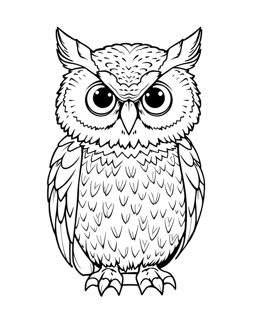 Big Mama the owl giving advice.