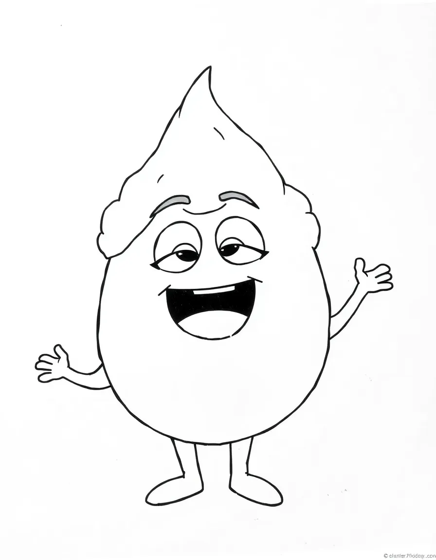 Bing Bong from Inside Out, made of cotton candy, singing "Bing Bong song."