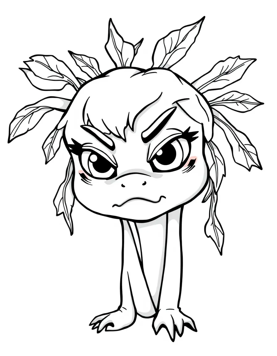 Wasabi no-ginger looking nervous and precise.