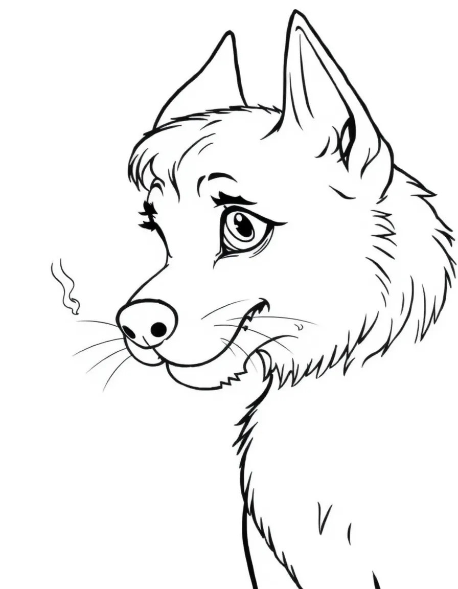 Remy smelling a delicious aroma, with a focused expression.