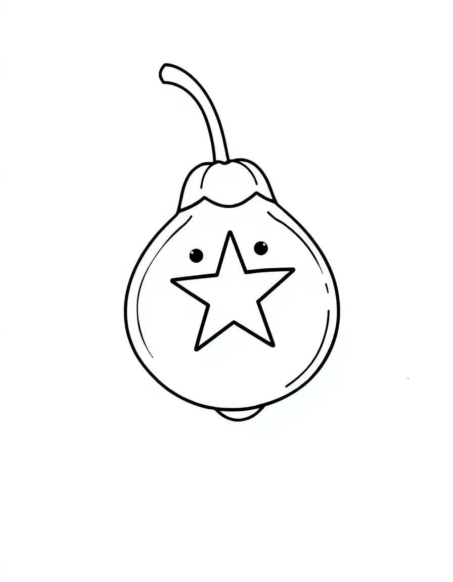 A proud starfruit with a star shape.