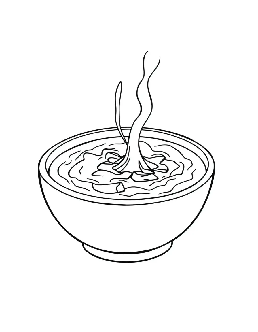 A wobbly bowl of French onion soup with melty cheese.