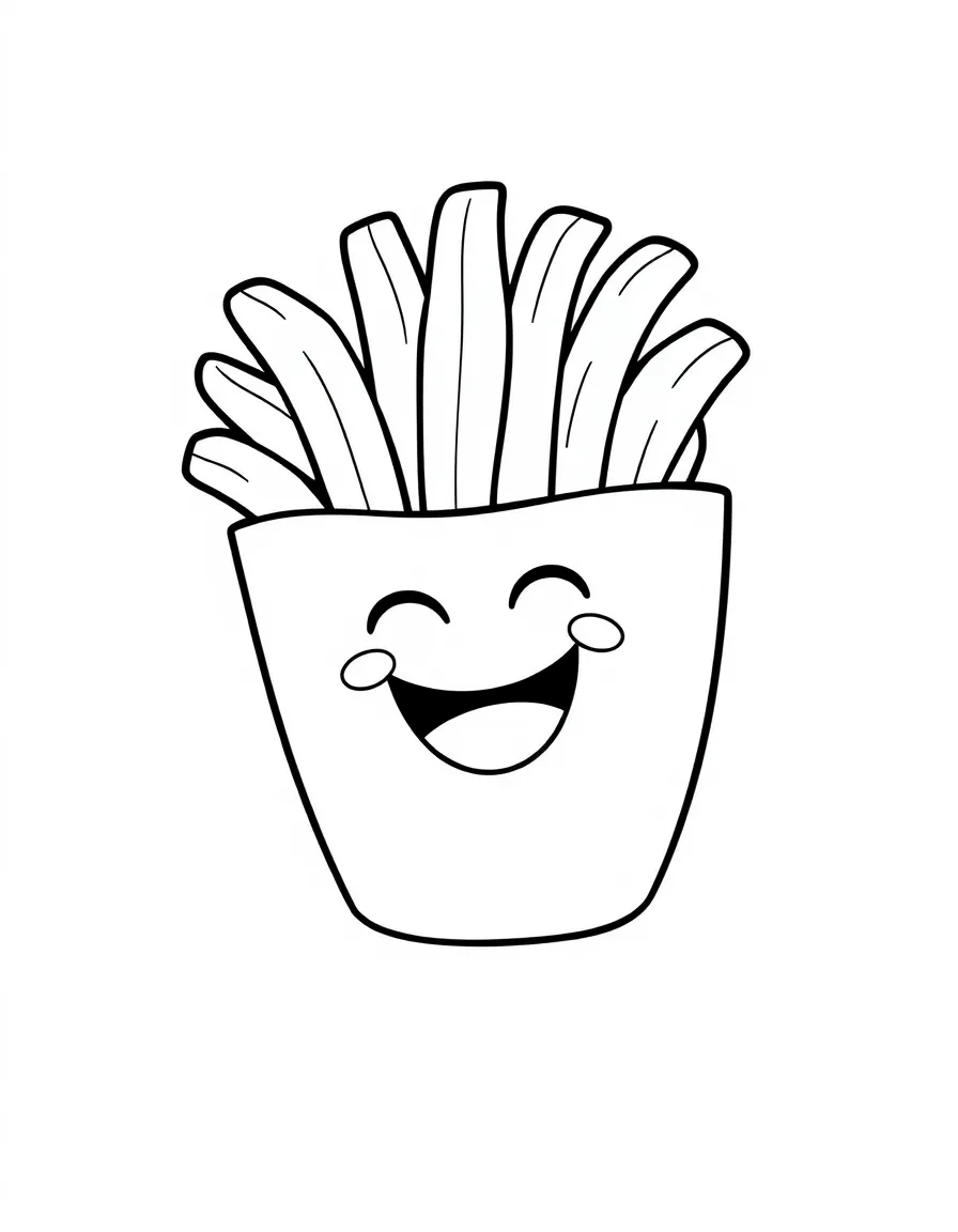 A happy frite with a happy crunch.