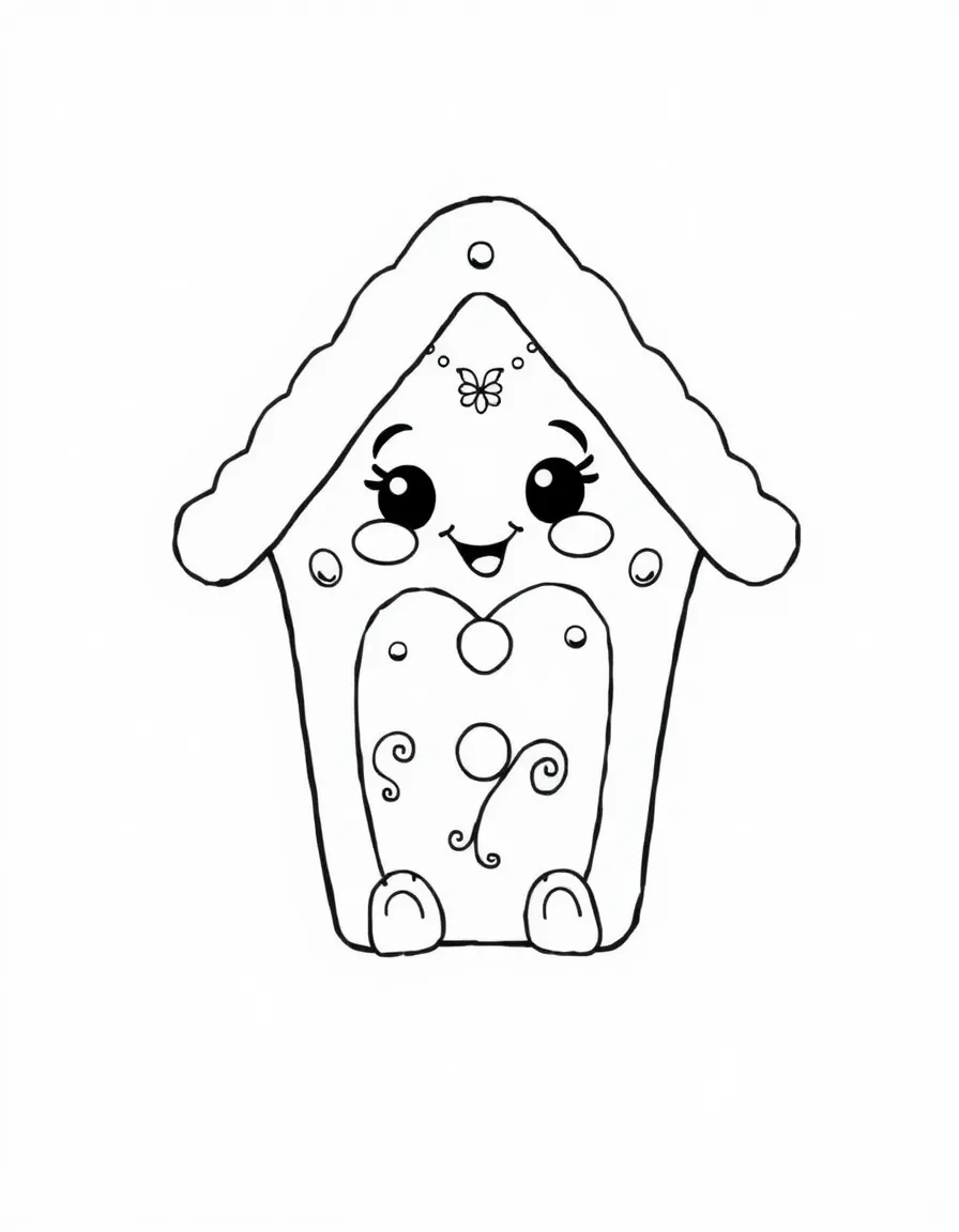 A cheerful Lebkuchen with a fancy design.