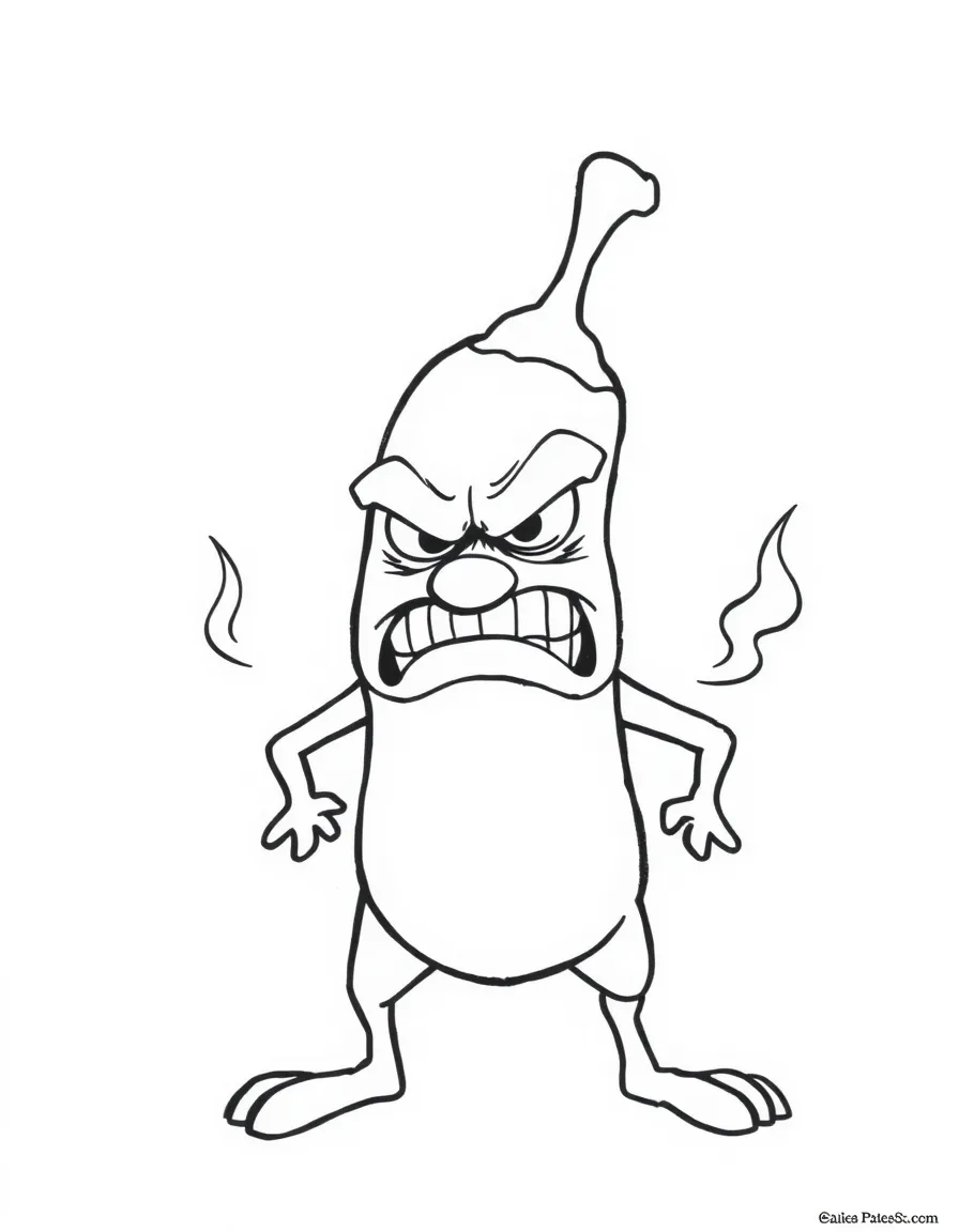 A grumpy chorizo with a spicy kick.