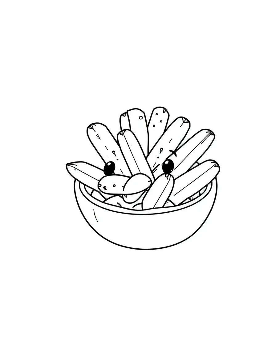 A silly patatas bravas with a spicy kick.
