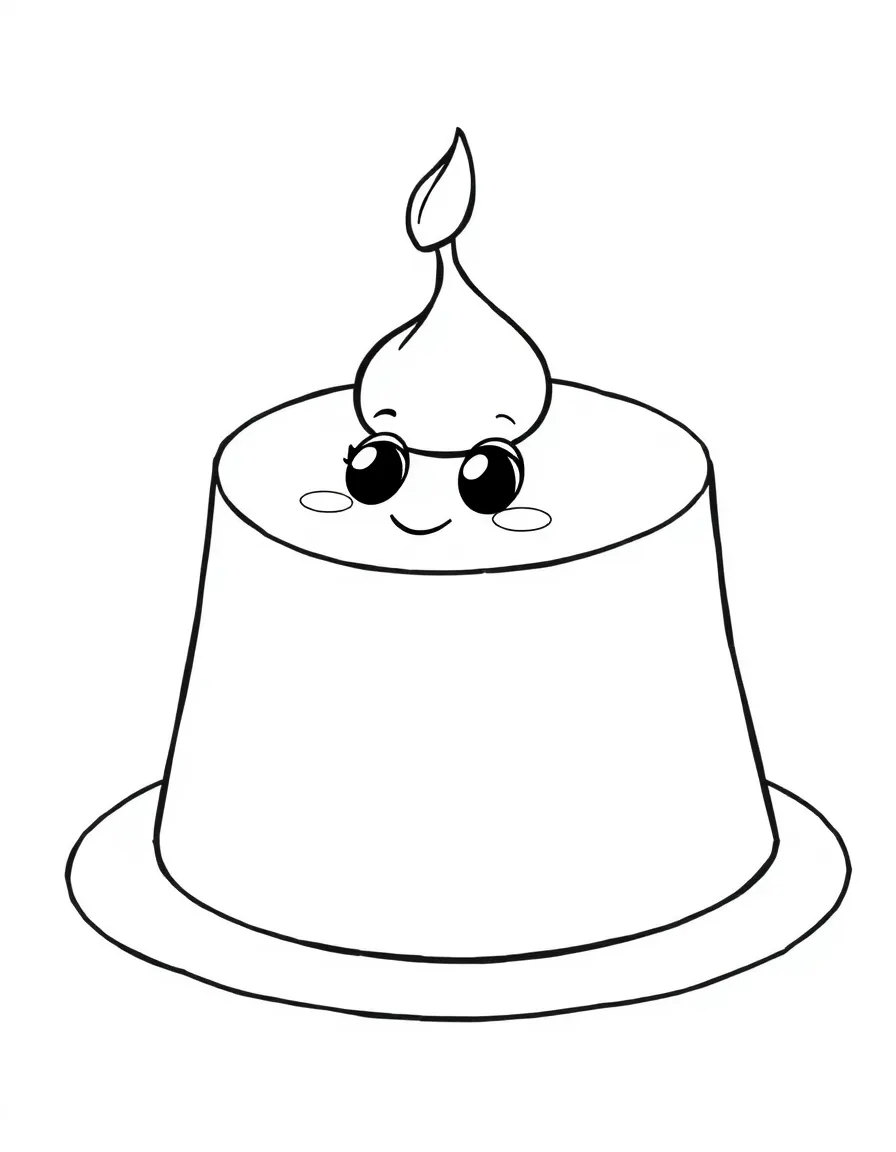 A friendly flan with a smooth taste.