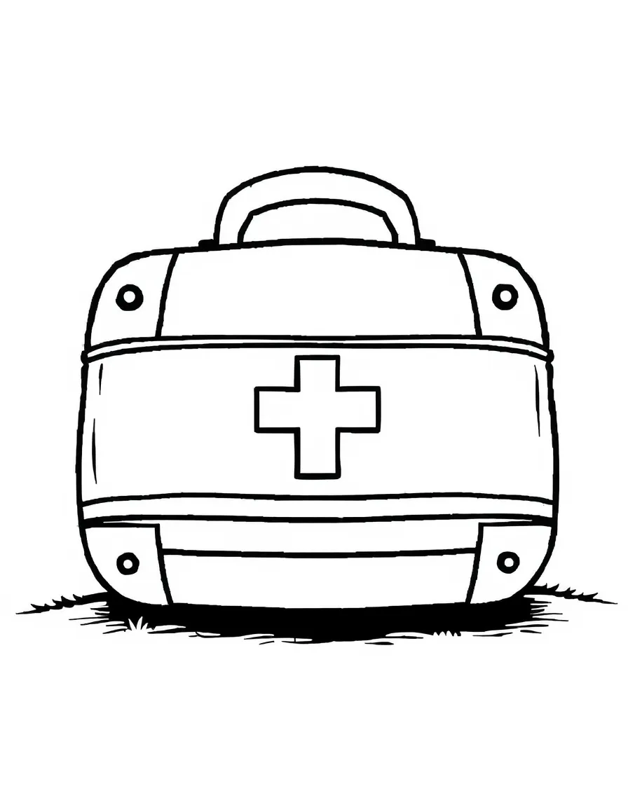 A sturdy first aid kit for minor scrapes.