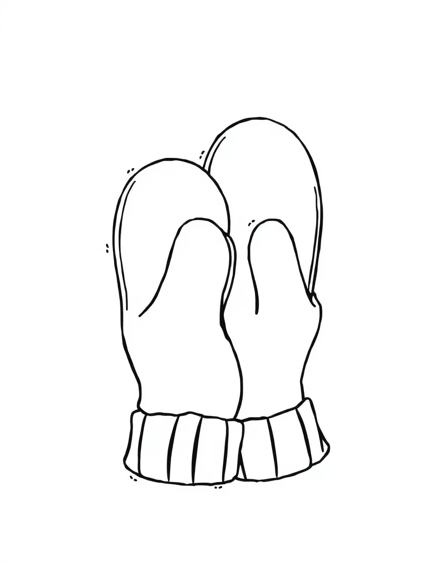 A comfy mittens protecting hands.