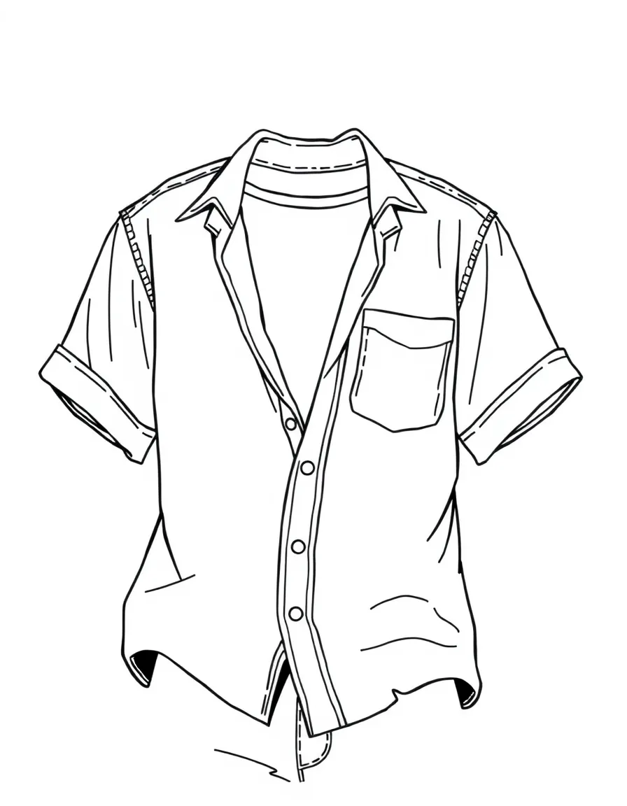A cool linen shirt breezy and light.