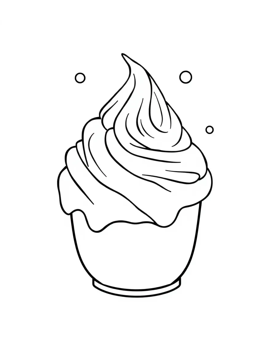A bubbly shaving cream with foam.