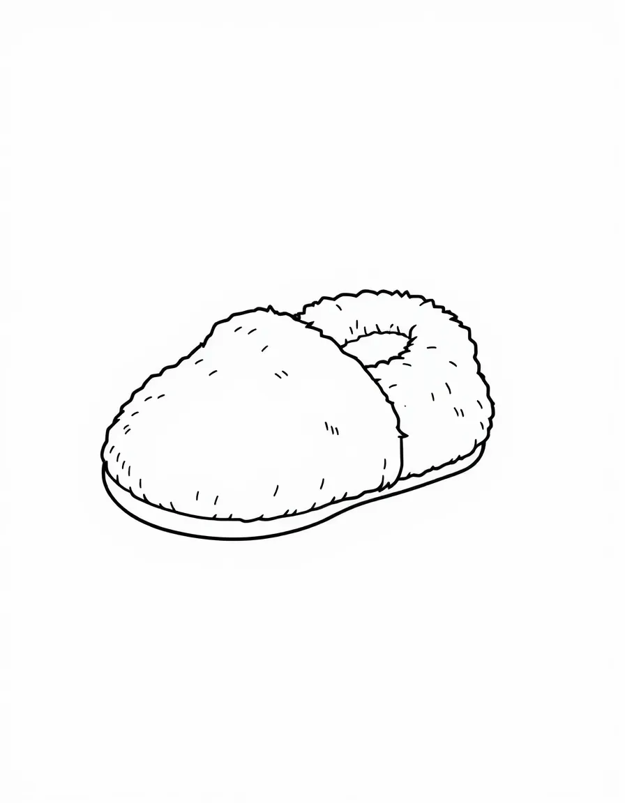 A bouncy slipper soft and warm.