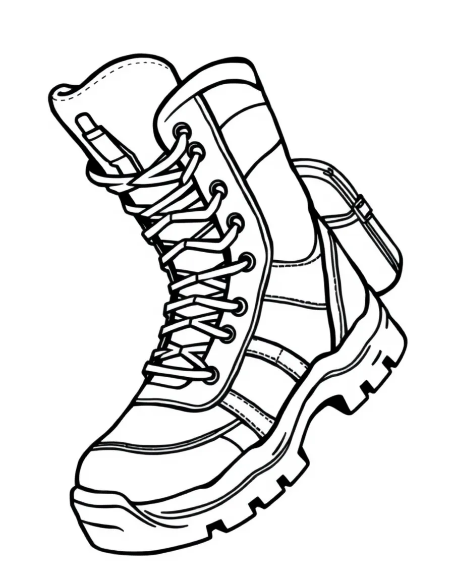 A strong boot for adventures.