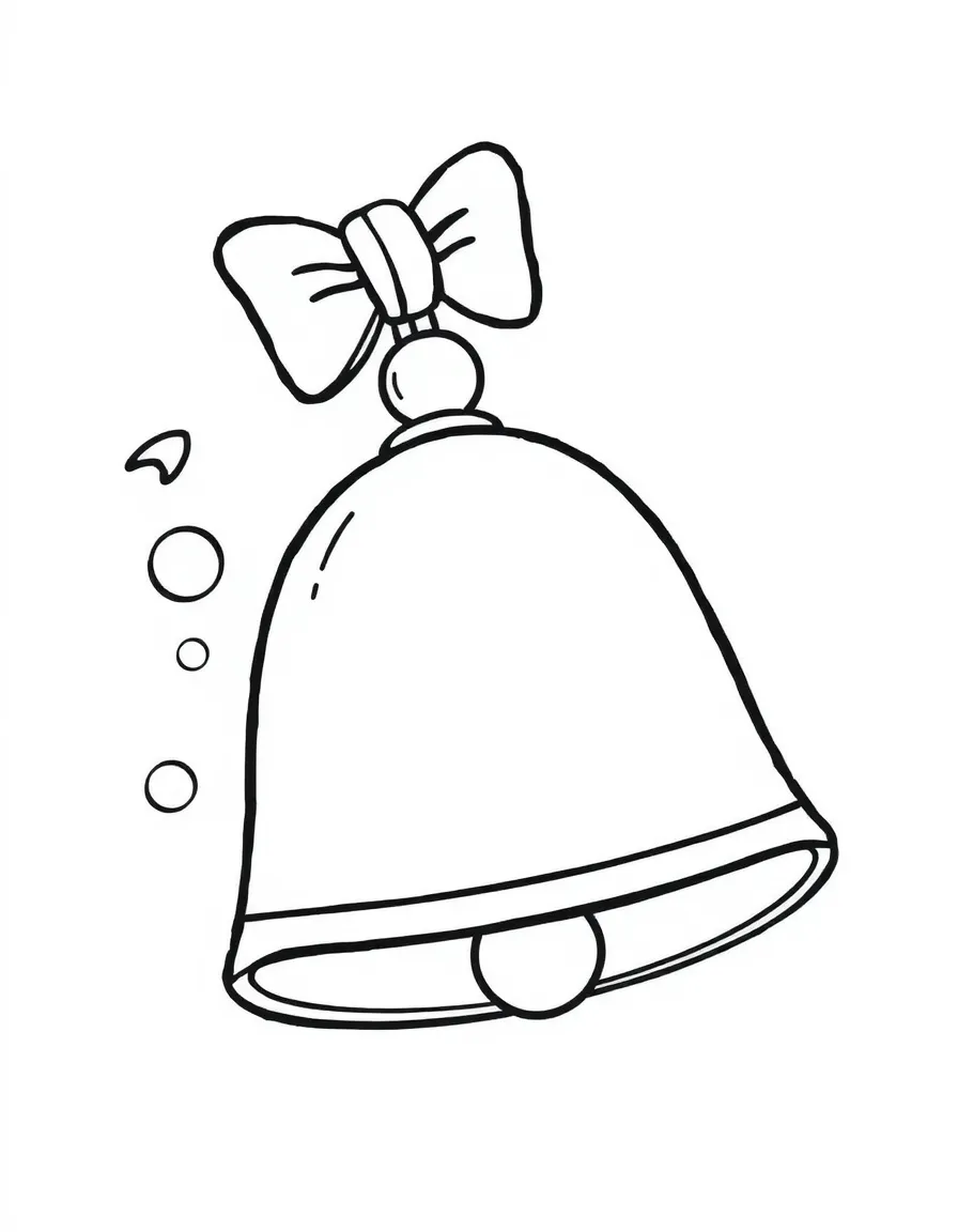 A bubbly bell ringing.