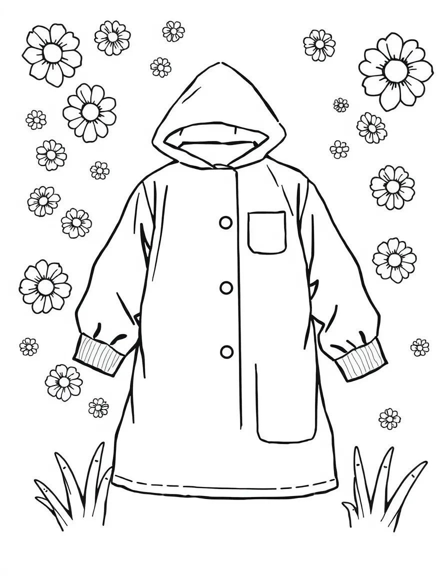 A happy art smock protecting clothes.