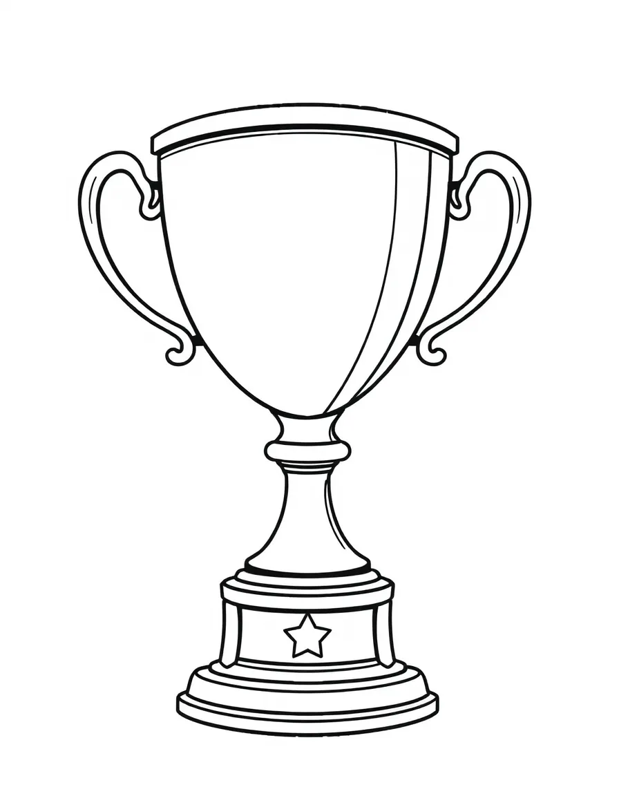 A trophy with a singing base.