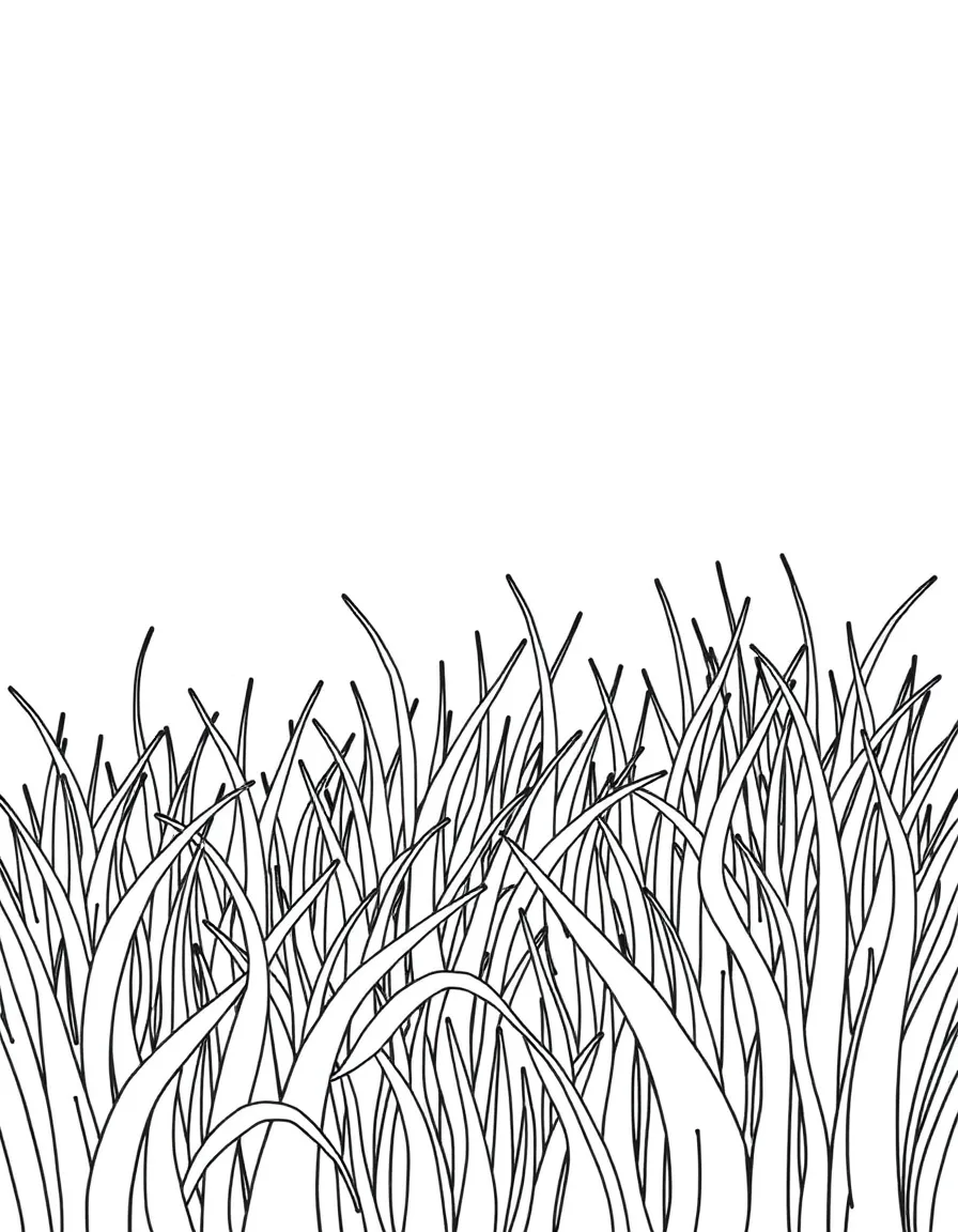 A field with dancing blades of grass.