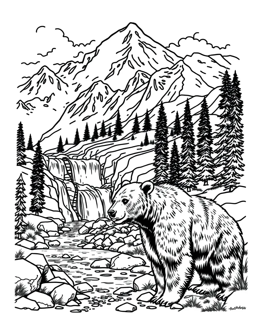 Katmai National Park with Alaska brown bears, salmon fishing waterfalls, volcanic Valley of Ten Thousand Smokes, and wilderness photography