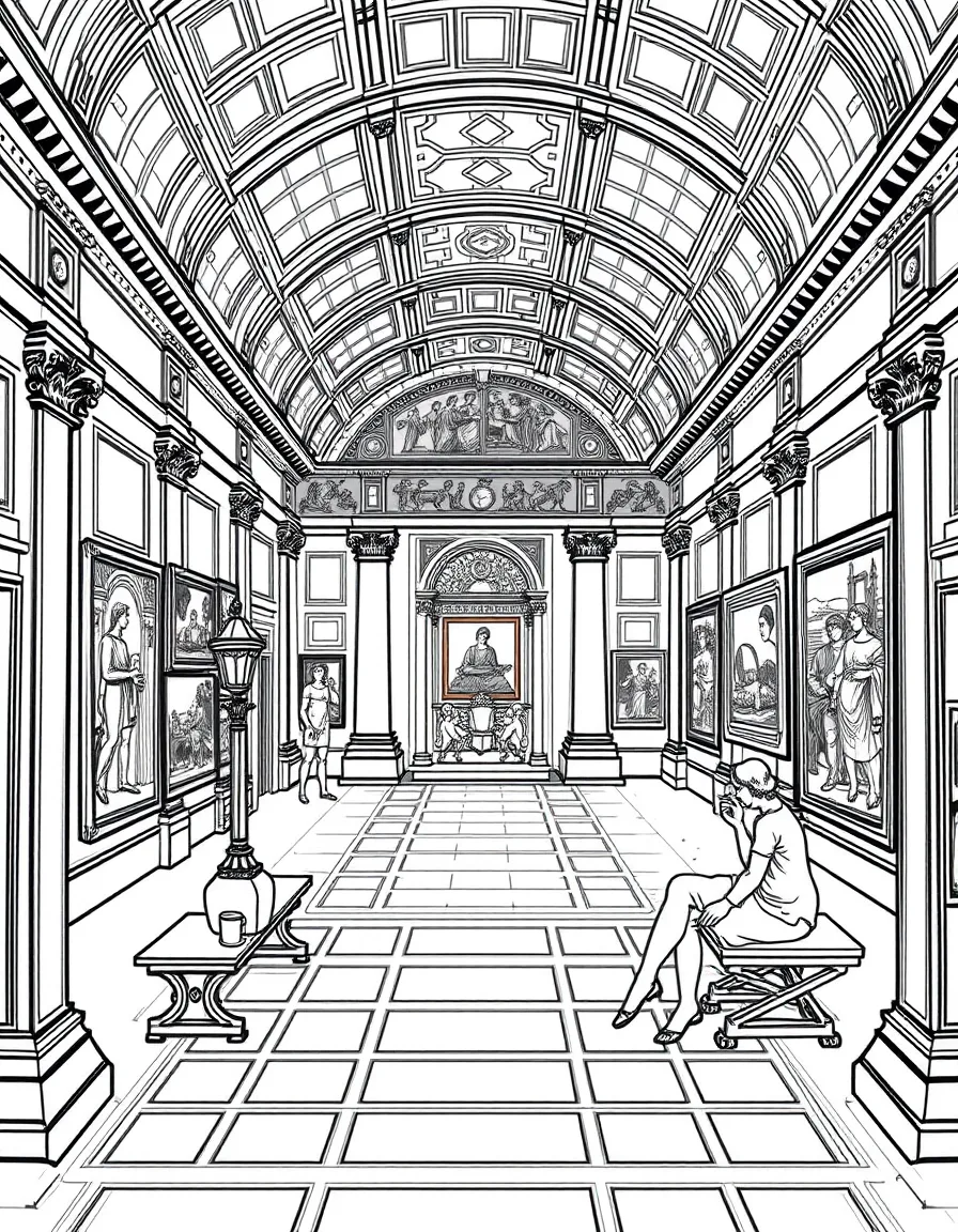 The Uffizi Gallery with Florence Renaissance masterpieces, Medici family history, Tuscan art patronage, and Italian cultural heritage