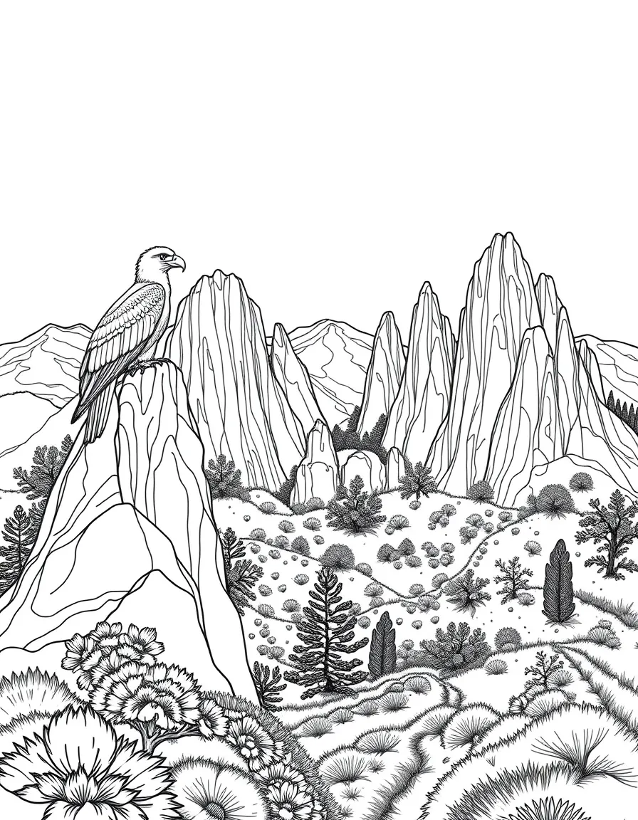 Pinnacles National Park with California condors, rock climbing spires, chaparral ecosystems, and Central California wildlife conservation