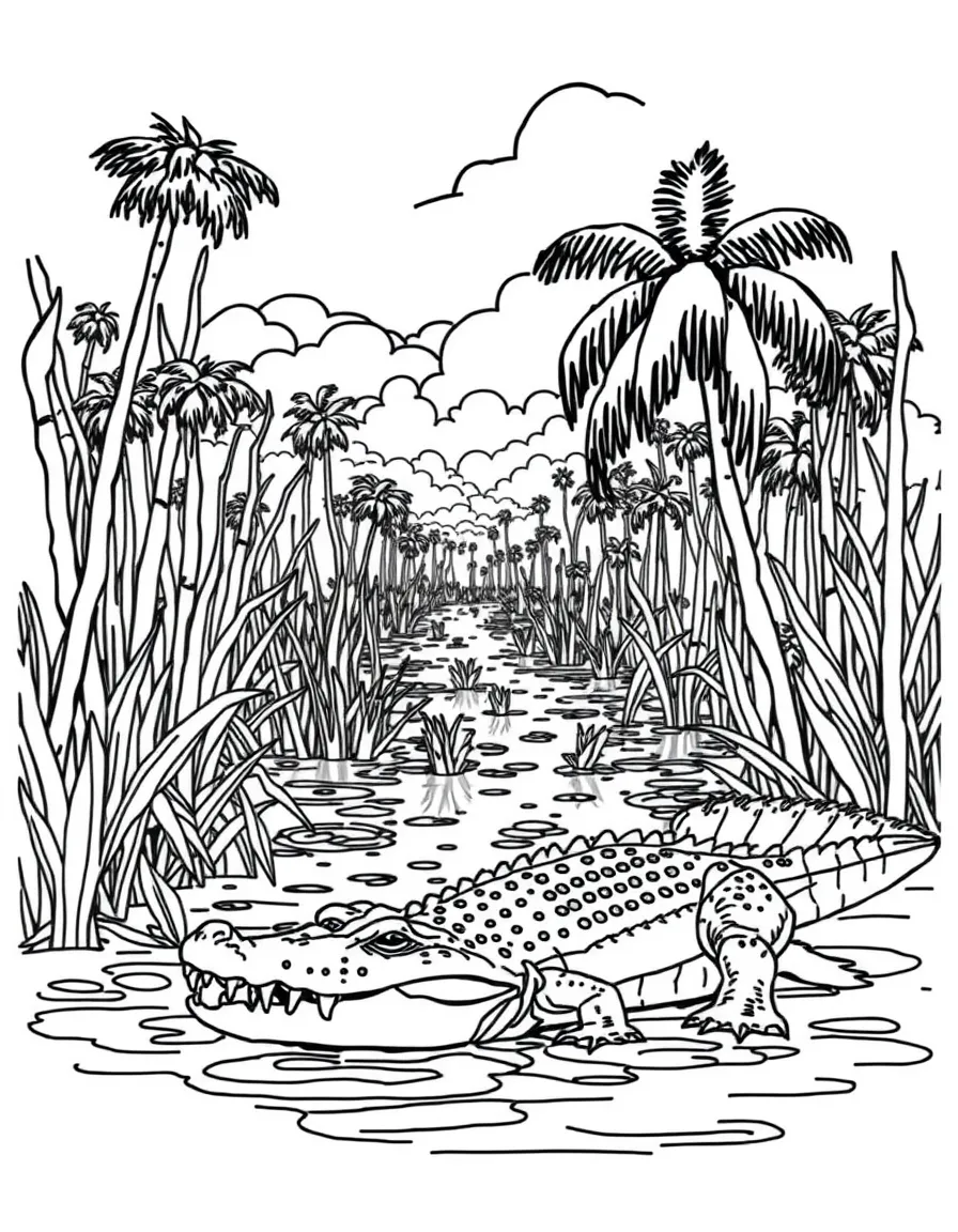 Everglades National Park with Florida River of Grass ecosystems, American crocodile habitats, Seminole tribal culture, and wetland restoration
