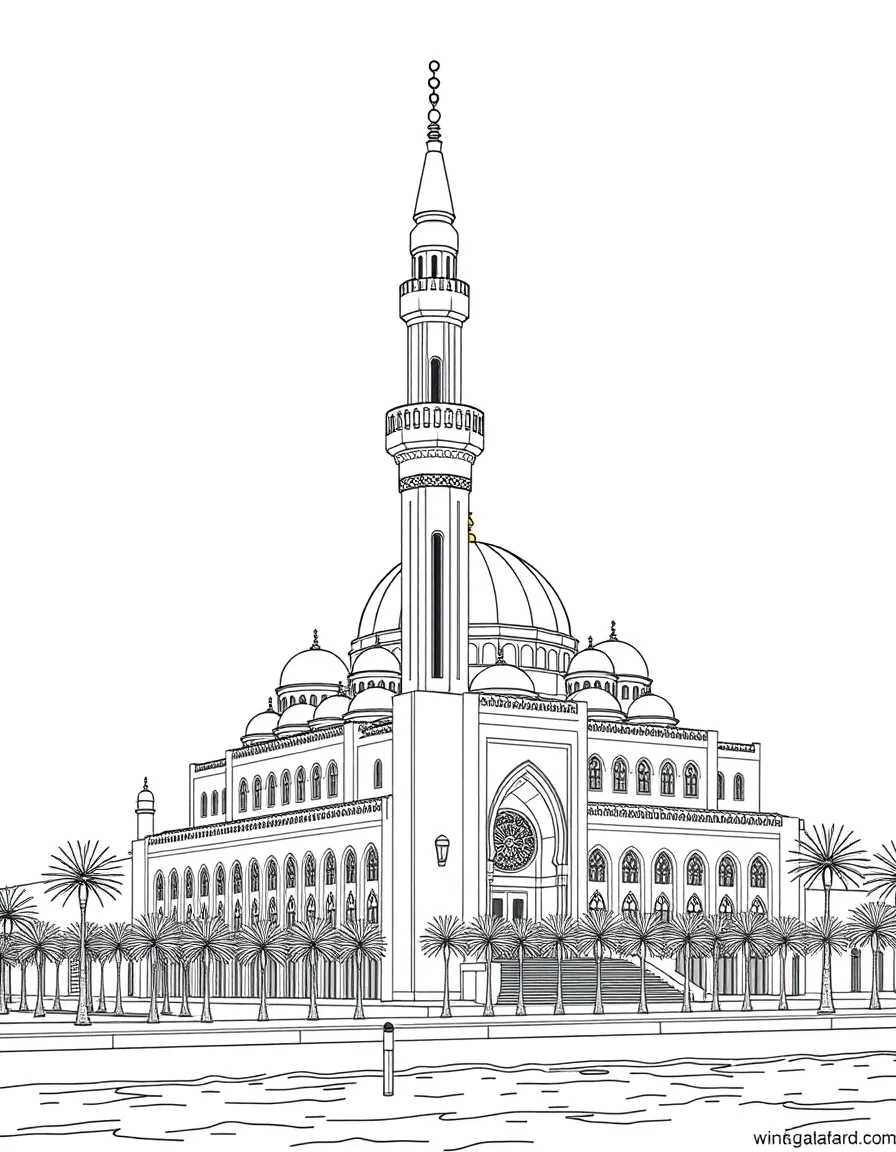 The Casablanca Hassan II Mosque with Moroccan Atlantic coastline, minaret lighthouse features, Islamic architectural grandeur, and North African cultural pride