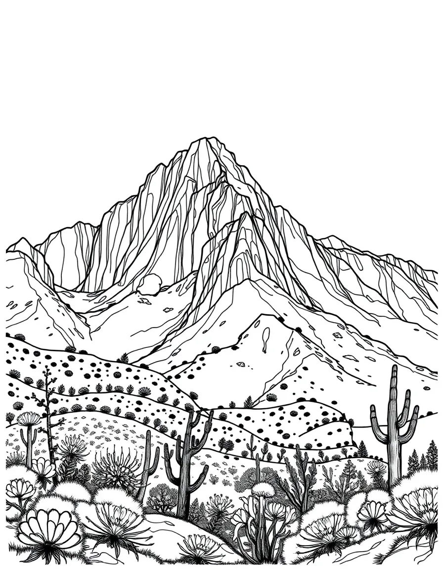 Guadalupe Mountains National Park with Texas highest peak, Chihuahuan Desert transition zones, McKittrick Canyon fall colors, and Permian fossil reefs