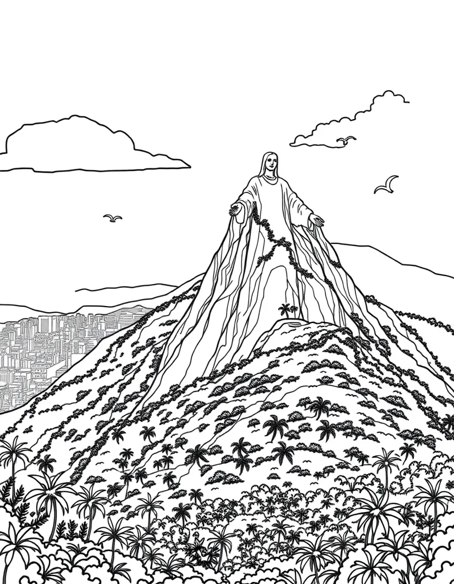 The Corcovado Mountain with Brazilian Atlantic Forest biodiversity, Christ the Redeemer statue access, Tijuca National Park trails, and Rio panoramic viewpoints