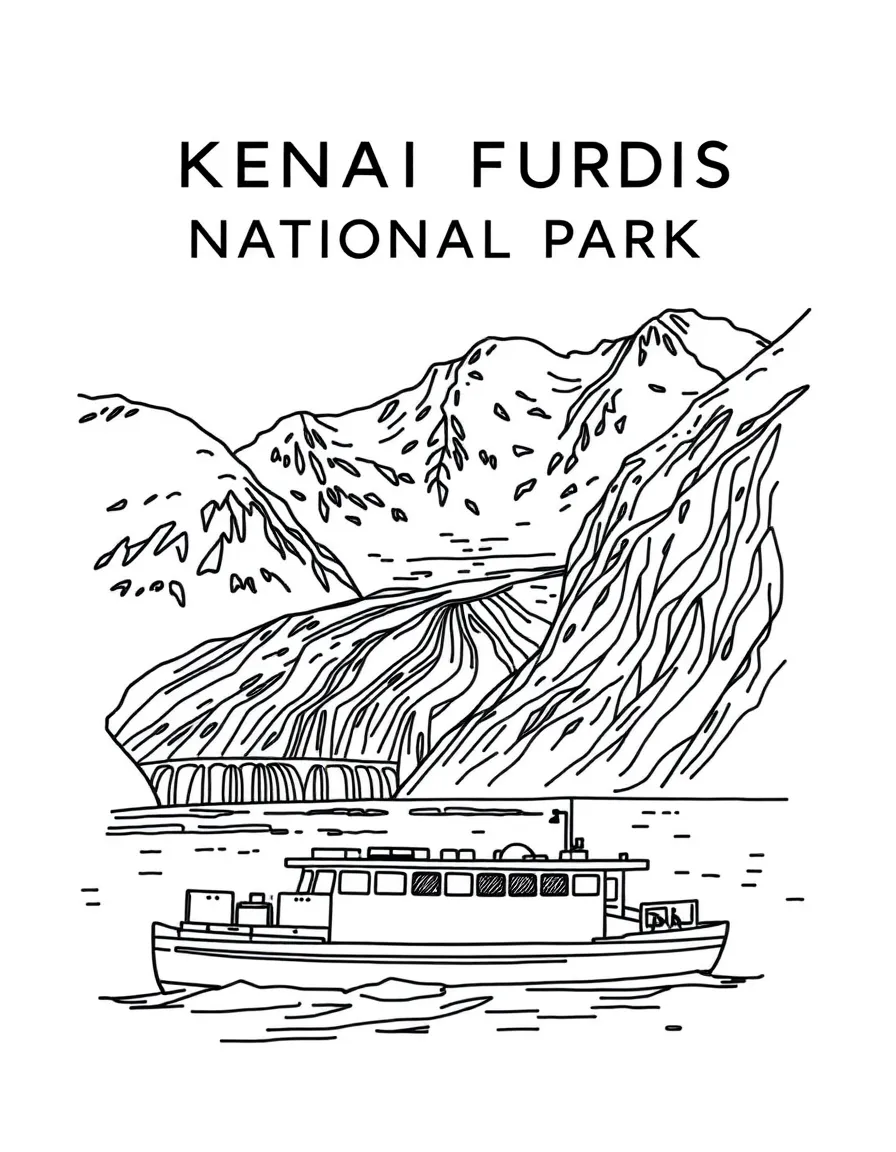 Kenai Fjords National Park with Alaska Exit Glacier accessibility, Harding Icefield expeditions, marine wildlife cruises, and tidewater glacier calving