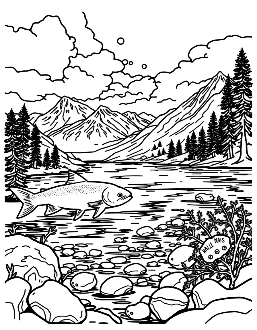 Lake Clark National Park with Alaska salmon spawning diversity, Dena'ina cultural heritage, volcanic Ring of Fire activity, and wilderness fishing adventures