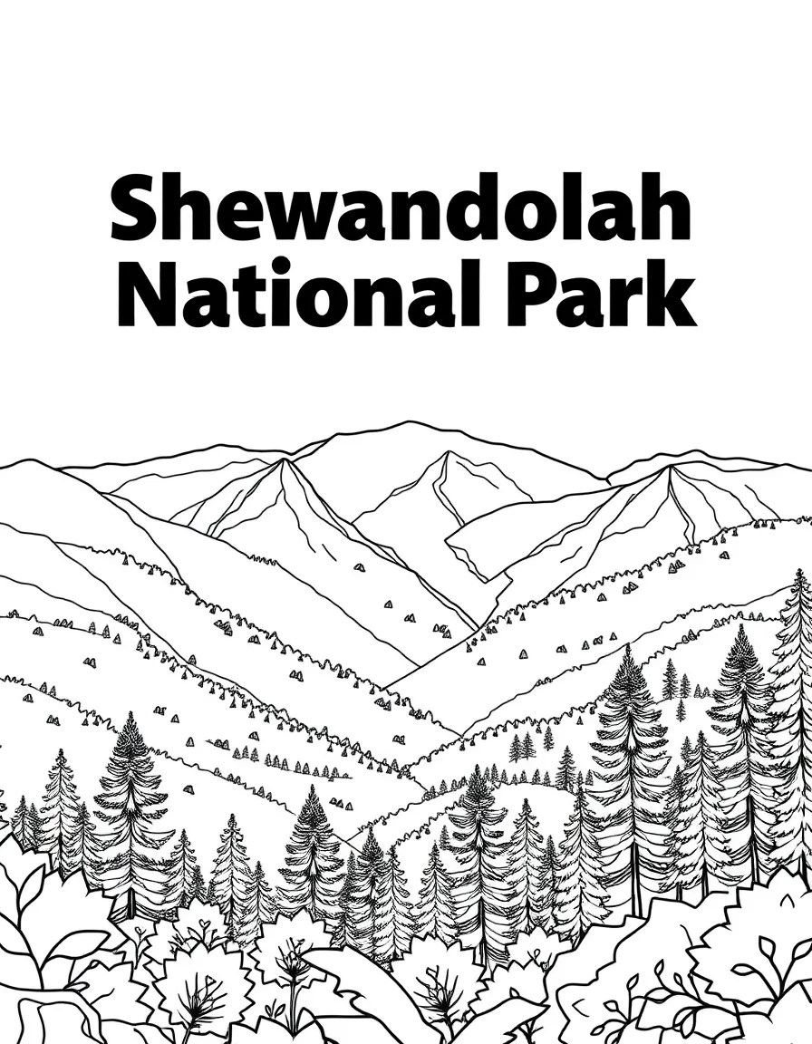 Shenandoah National Park with Virginia Blue Ridge Mountain beauty, Skyline Drive scenic motoring, Appalachian Trail integration, and Eastern forest restoration