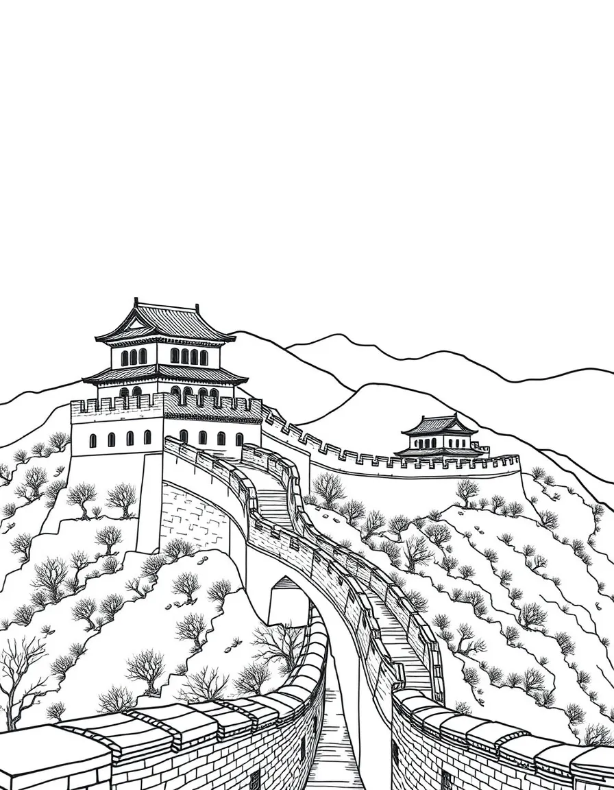The Great Wall Mutianyu with Chinese Ming dynasty restoration, mountain ridge strategic positioning, tourist accessibility balance, and defensive architecture evolution