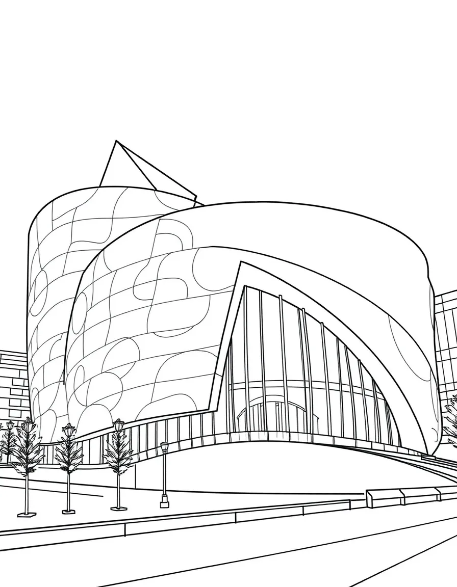 The Guggenheim Bilbao with Spanish Basque contemporary architecture, Frank Gehry titanium curves, Nervion River urban regeneration, and modern art museum innovation