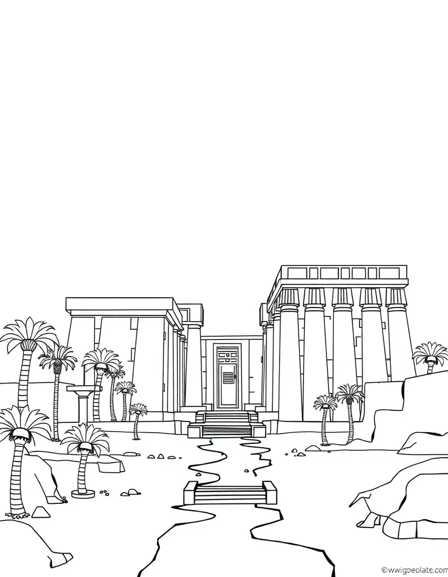 The Karnak Temple Complex with Egyptian Theban religious center, pharaonic monument accumulation, Nile River sacred geography, and ancient Egyptian spiritual evolution