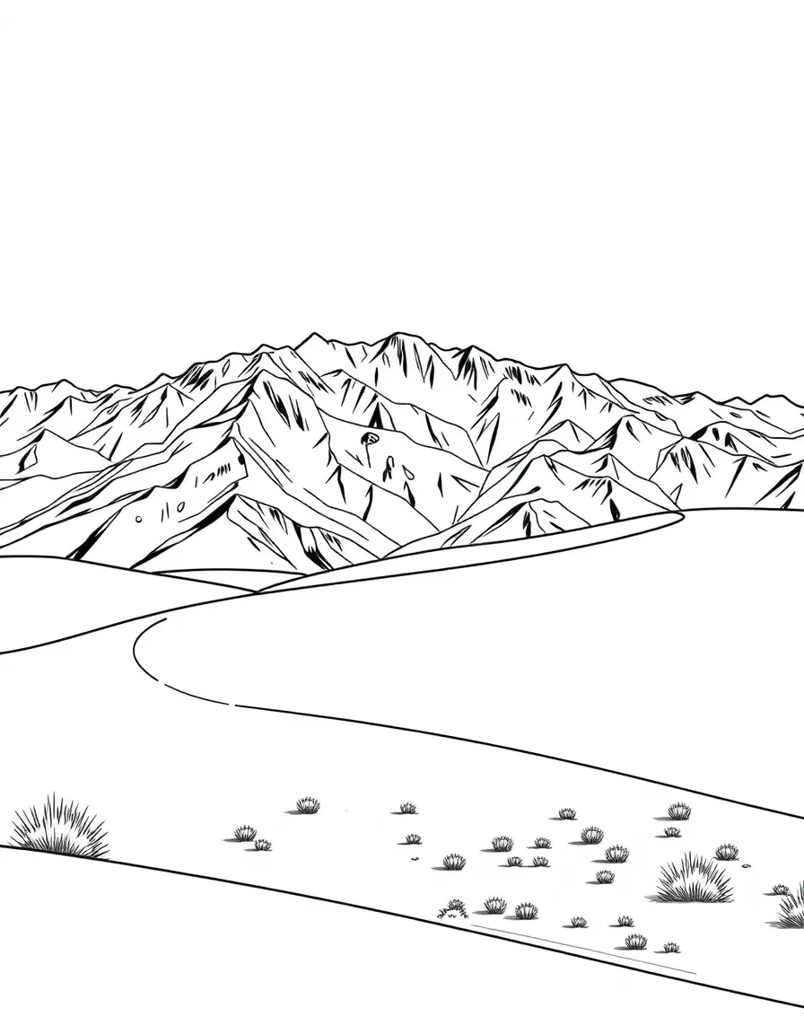 Great Sand Dunes National Park with Colorado North America's tallest dunes, Sangre de Cristo mountain backdrop, sand sledding recreation, and Great Sand Dunes wilderness