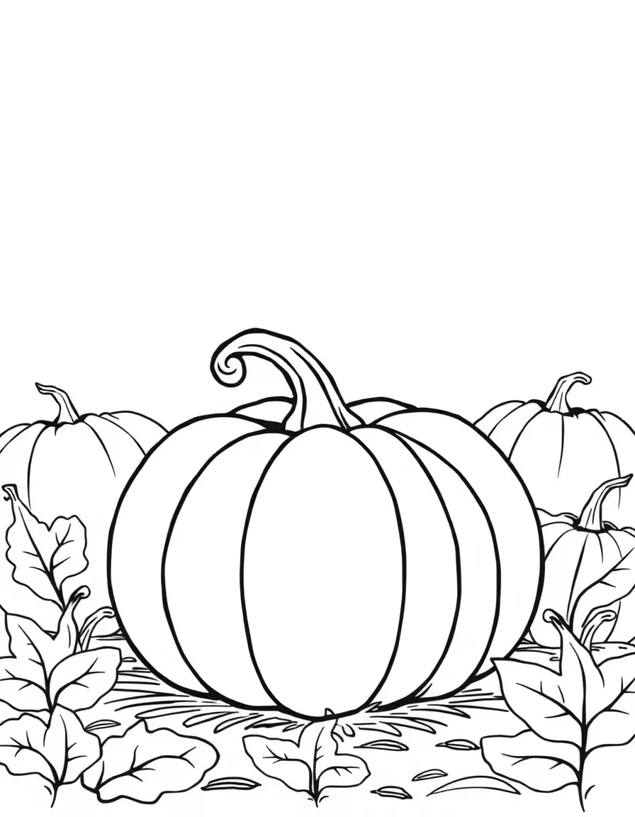 A happy pumpkin patch.