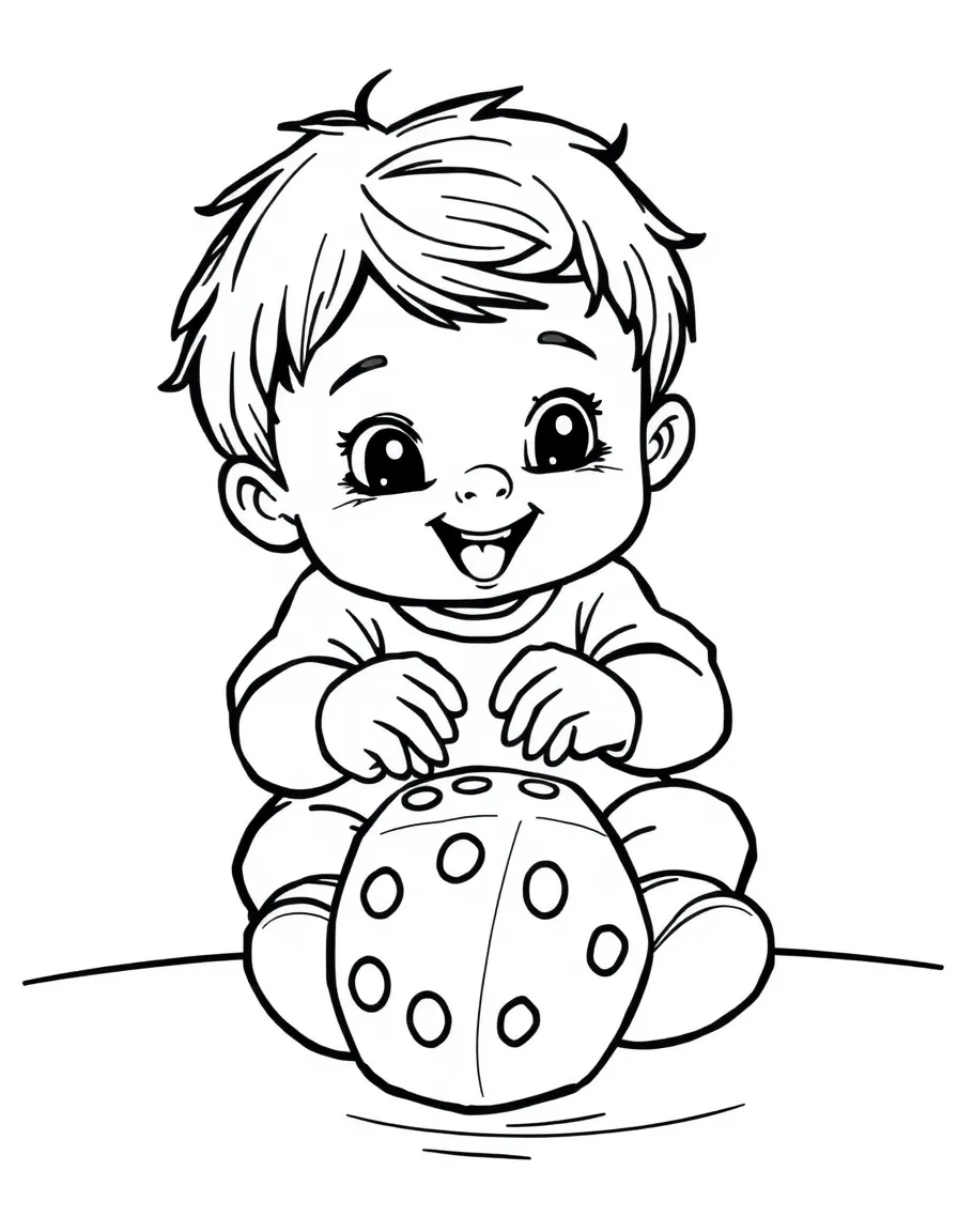 A child rolling dice.