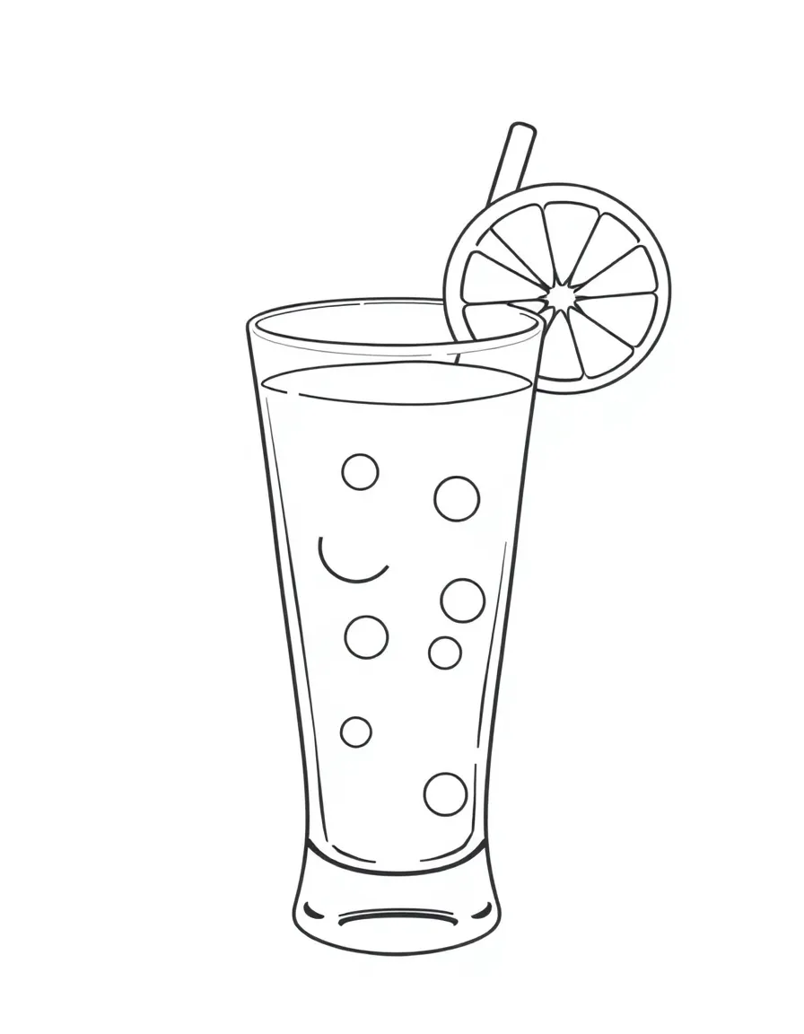 A glass of orange juice.