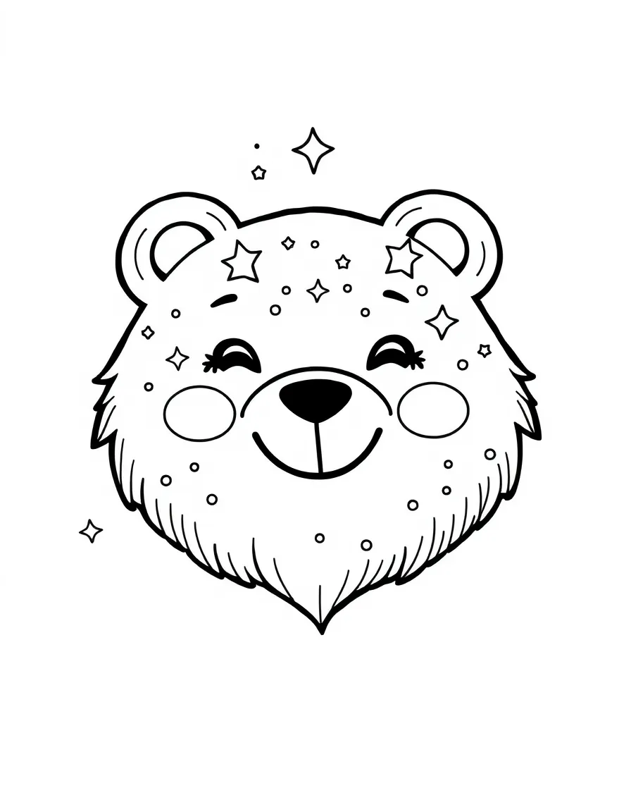 A happy constellation in the shape of a bear.