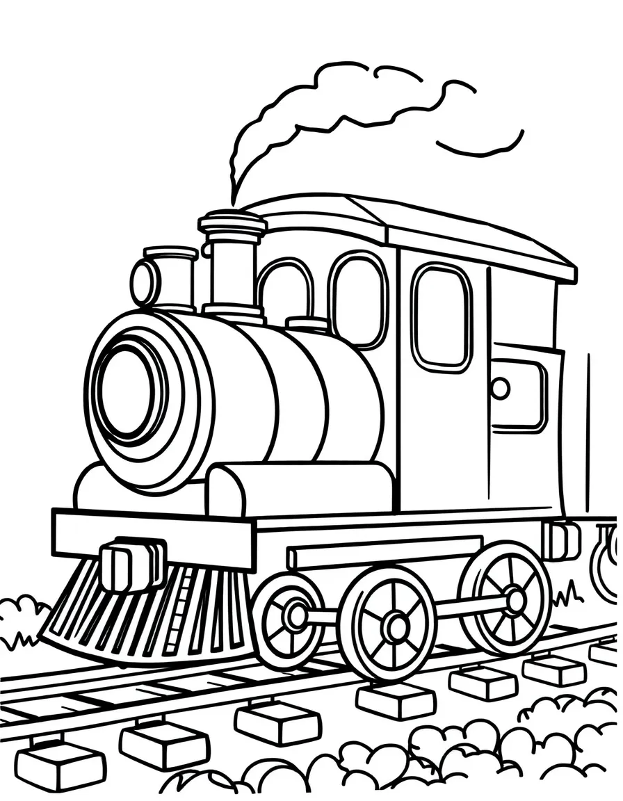 A happy number train.