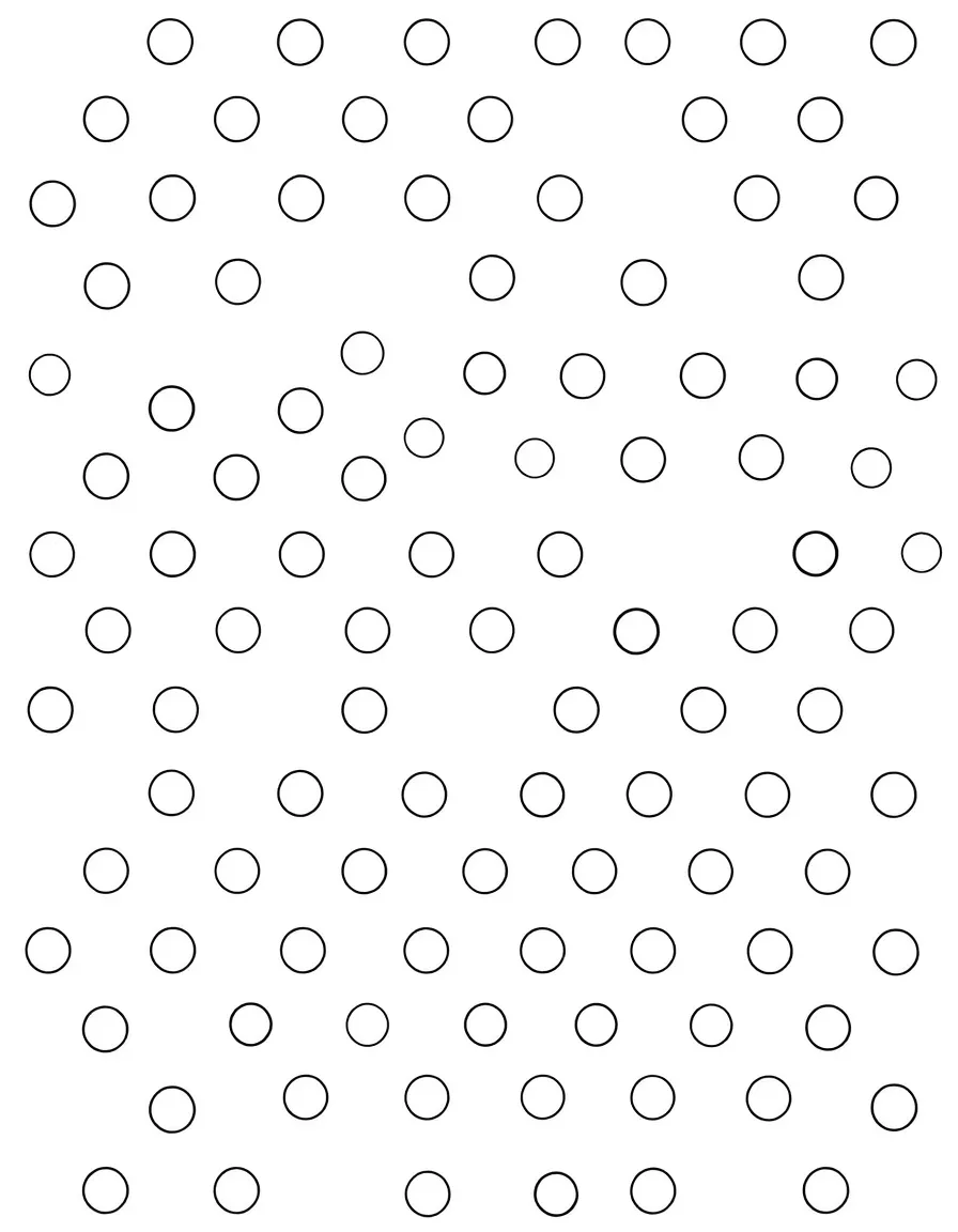 A happy polka dot pattern.