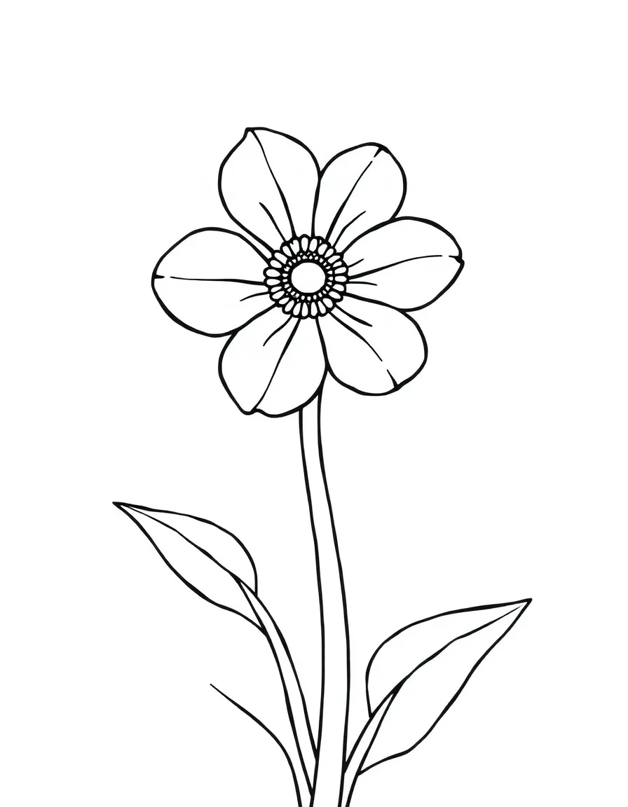 A happy spring flower.