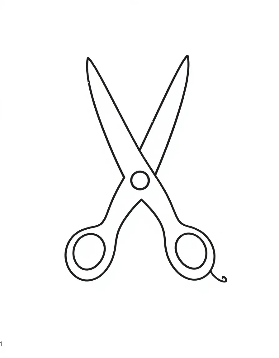 A happy pair of scissors.
