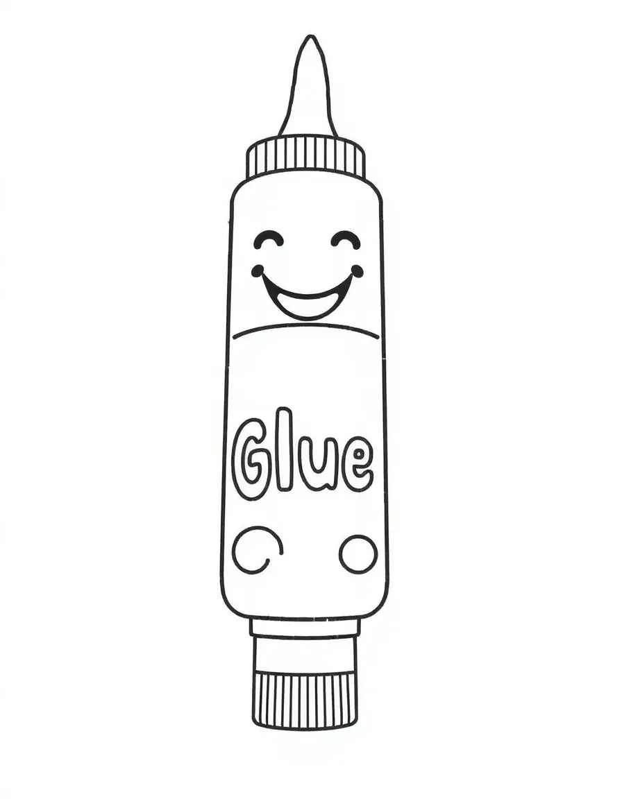 A happy tube of glue.