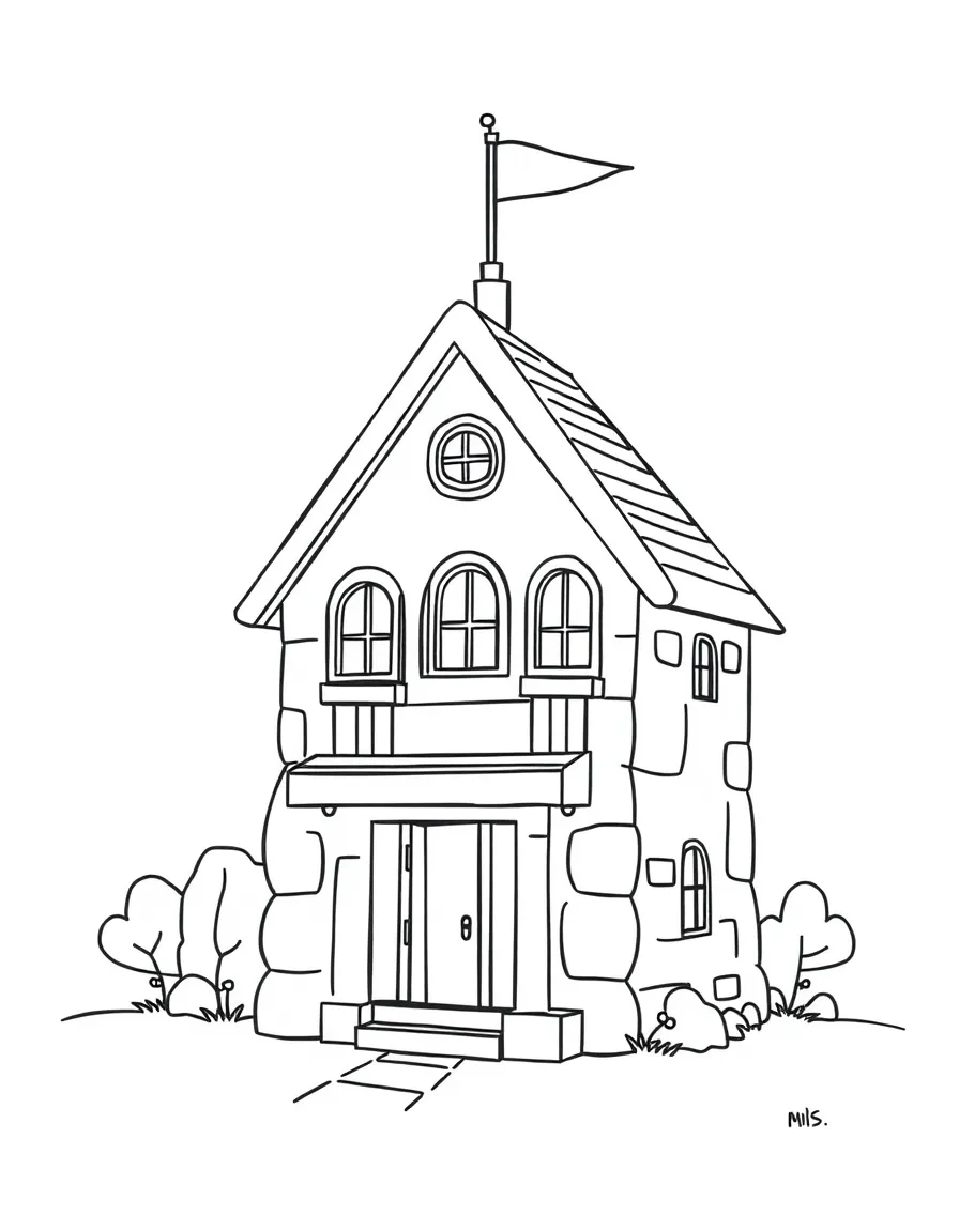 A child building.