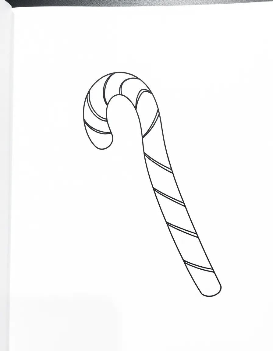A candy cane.